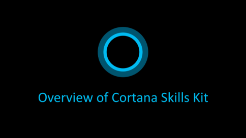 Overview of Cortana Skills Kit